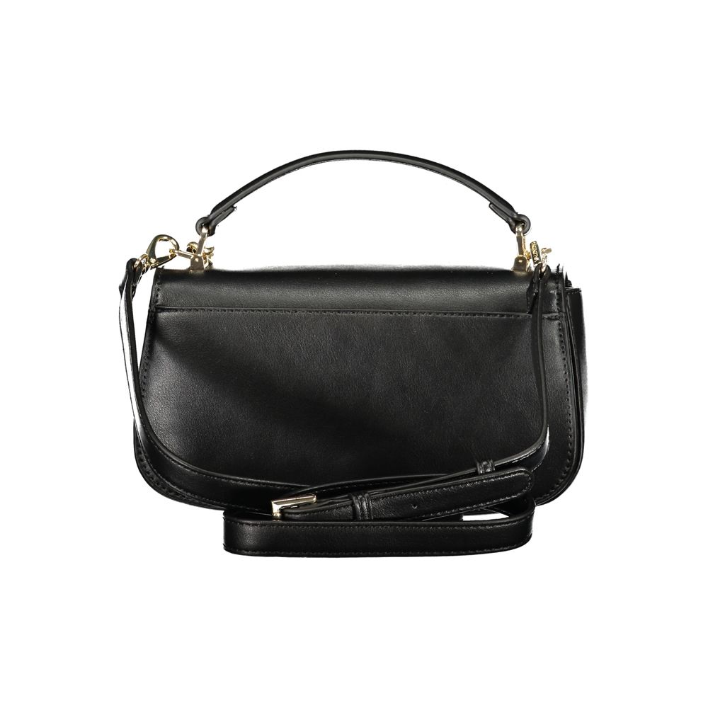 Mario Valentino Black Polyurethane Women's Bag