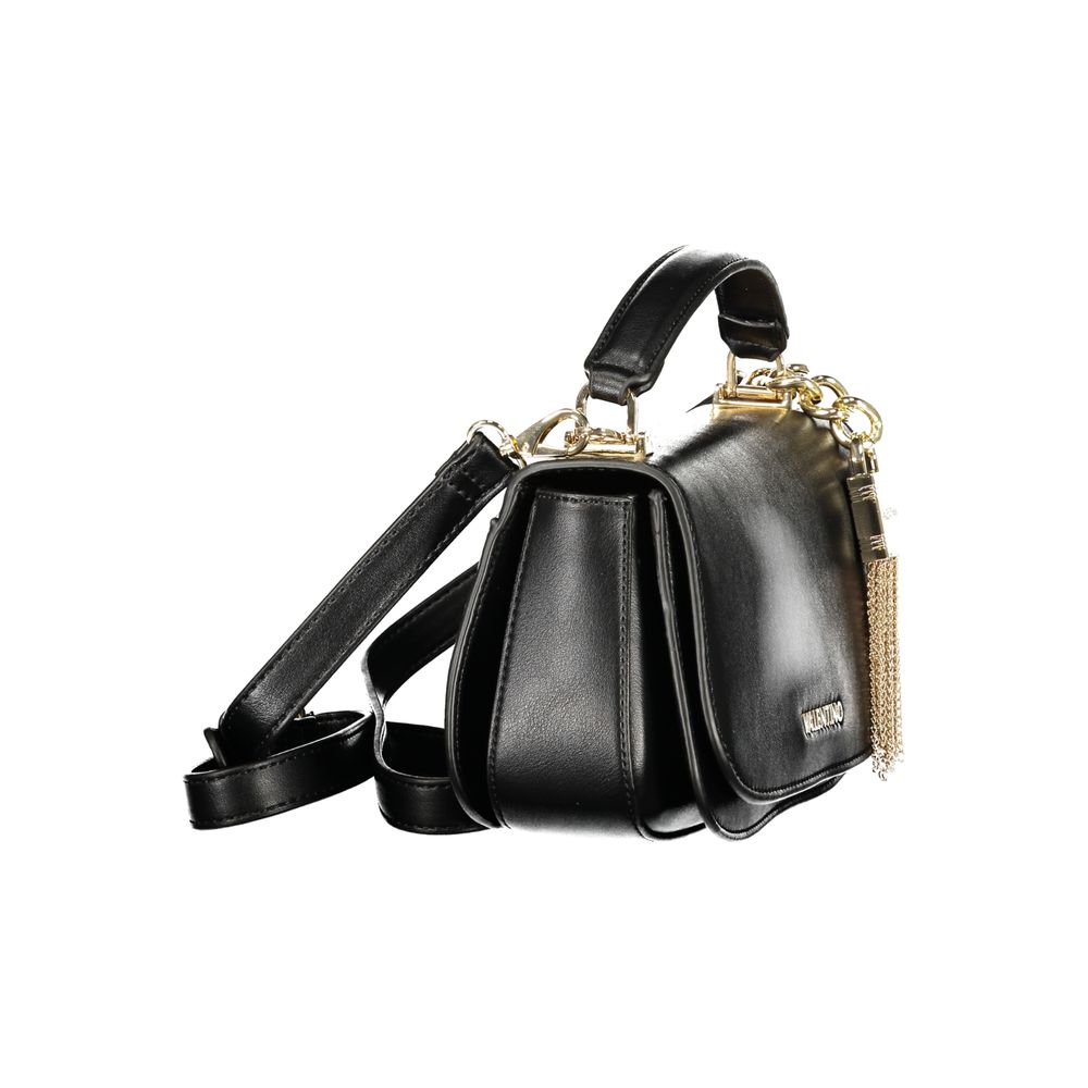 Mario Valentino Black Polyurethane Women's Bag