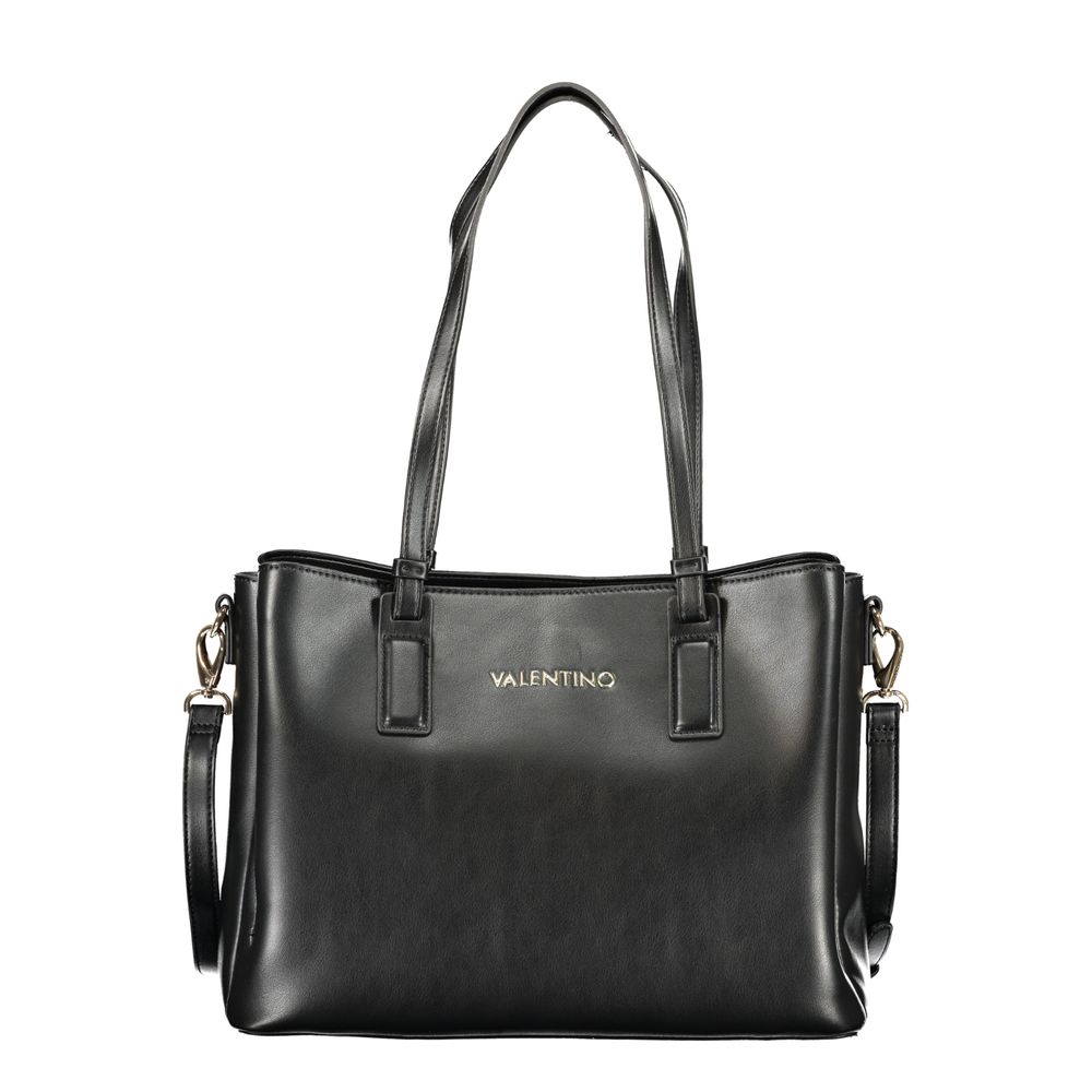 Mario Valentino Nero Polyurethane Women's Bag with Recycled Features
