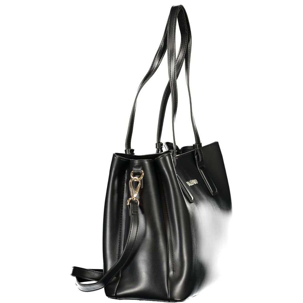 Mario Valentino Nero Polyurethane Women's Bag with Recycled Features