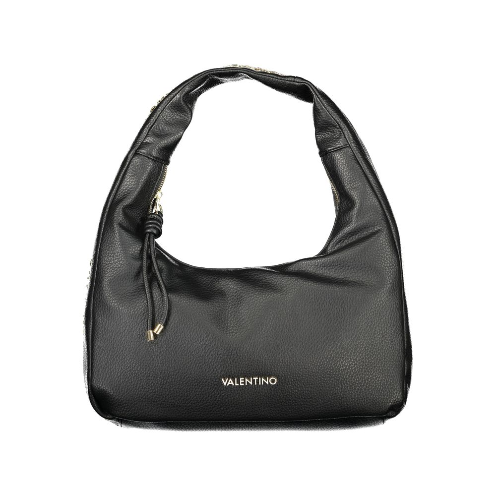 Mario Valentino Black Polyurethane Women's Bag