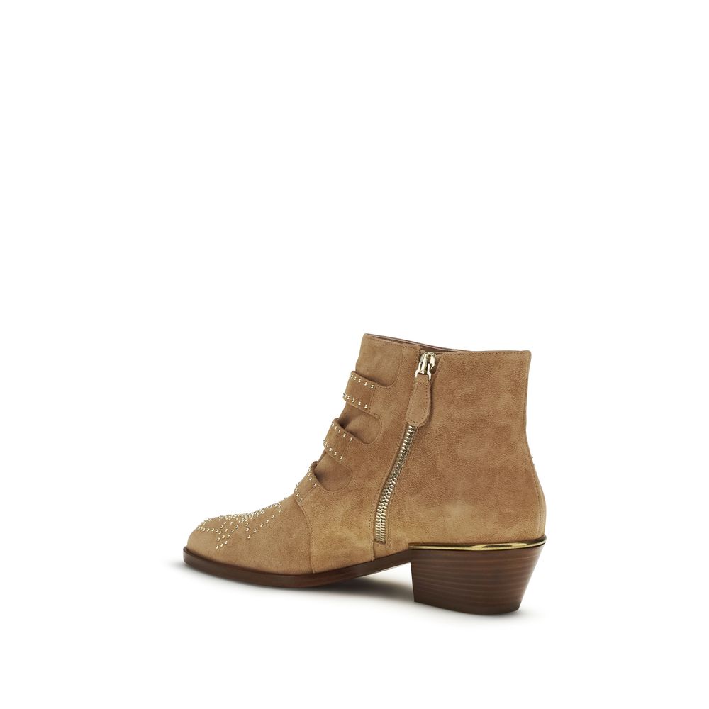 Chloé Multicolor Calf Leather Bos Taurus Ankle Boots