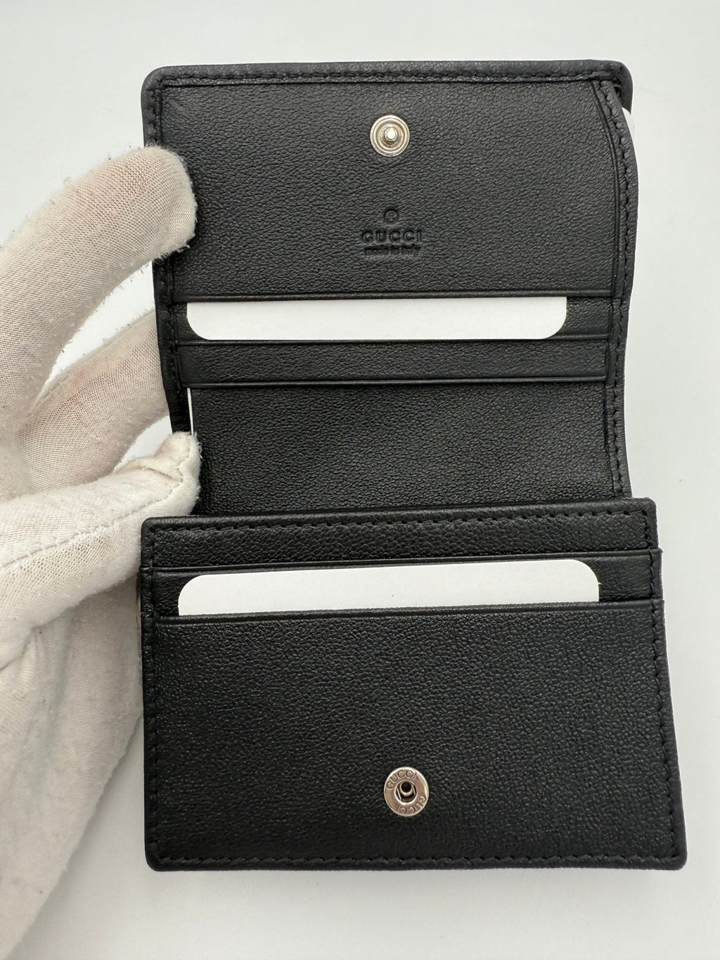 Gucci GUCCI GG BLONDIE Black Compact Wallet