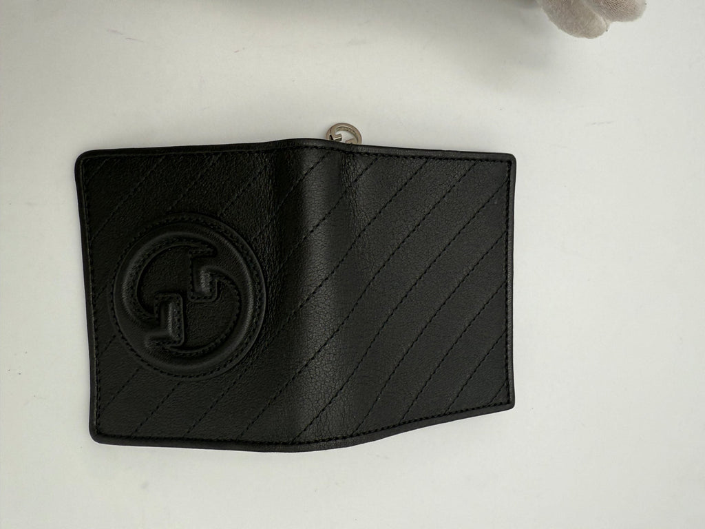 Gucci GUCCI GG BLONDIE Black Compact Wallet