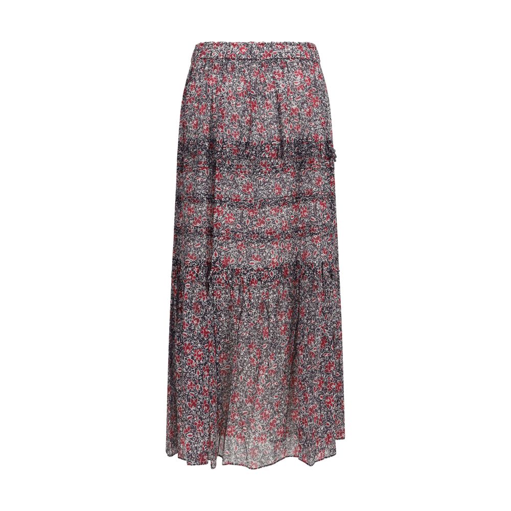 Isabel Marant Étoile Purple Cotton Long Skirt
