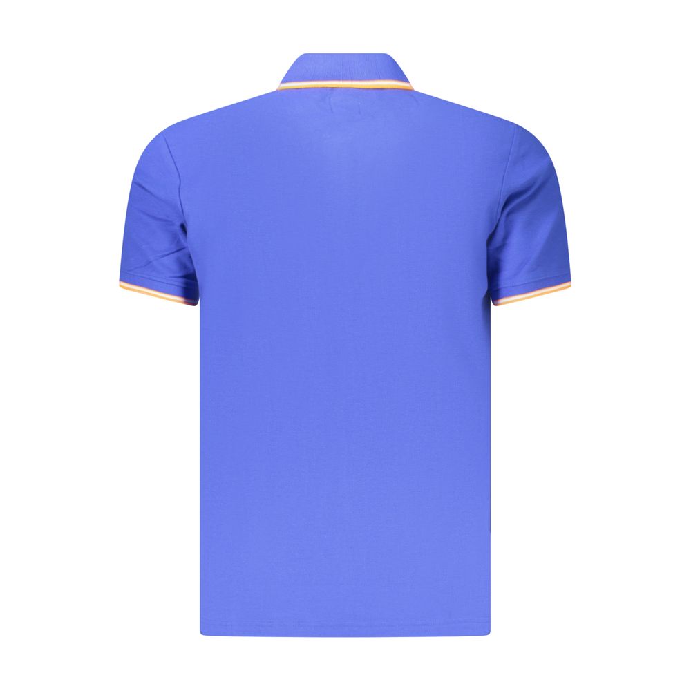 U.S. Grand Polo Blue Cotton Men's Polo