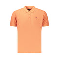 U.S. Grand Polo Orange Cotton Men's Polo Shirt