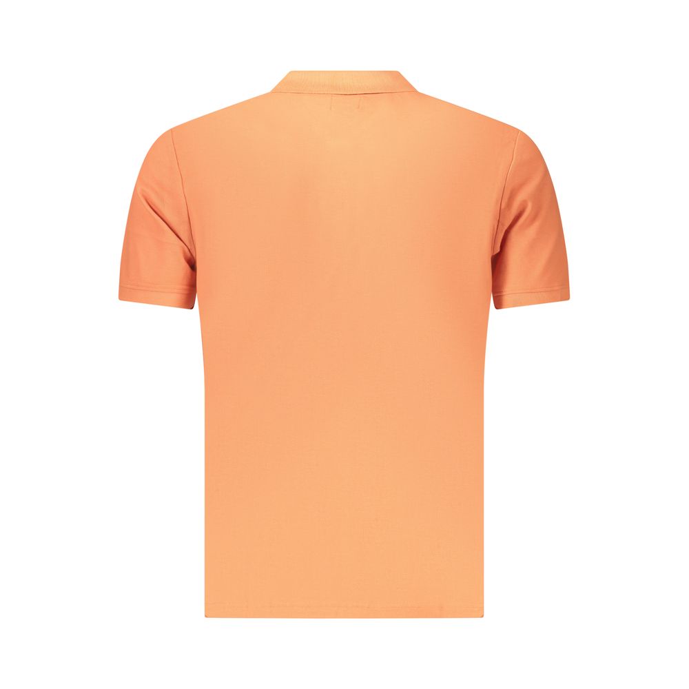 U.S. Grand Polo Orange Cotton Men's Polo Shirt