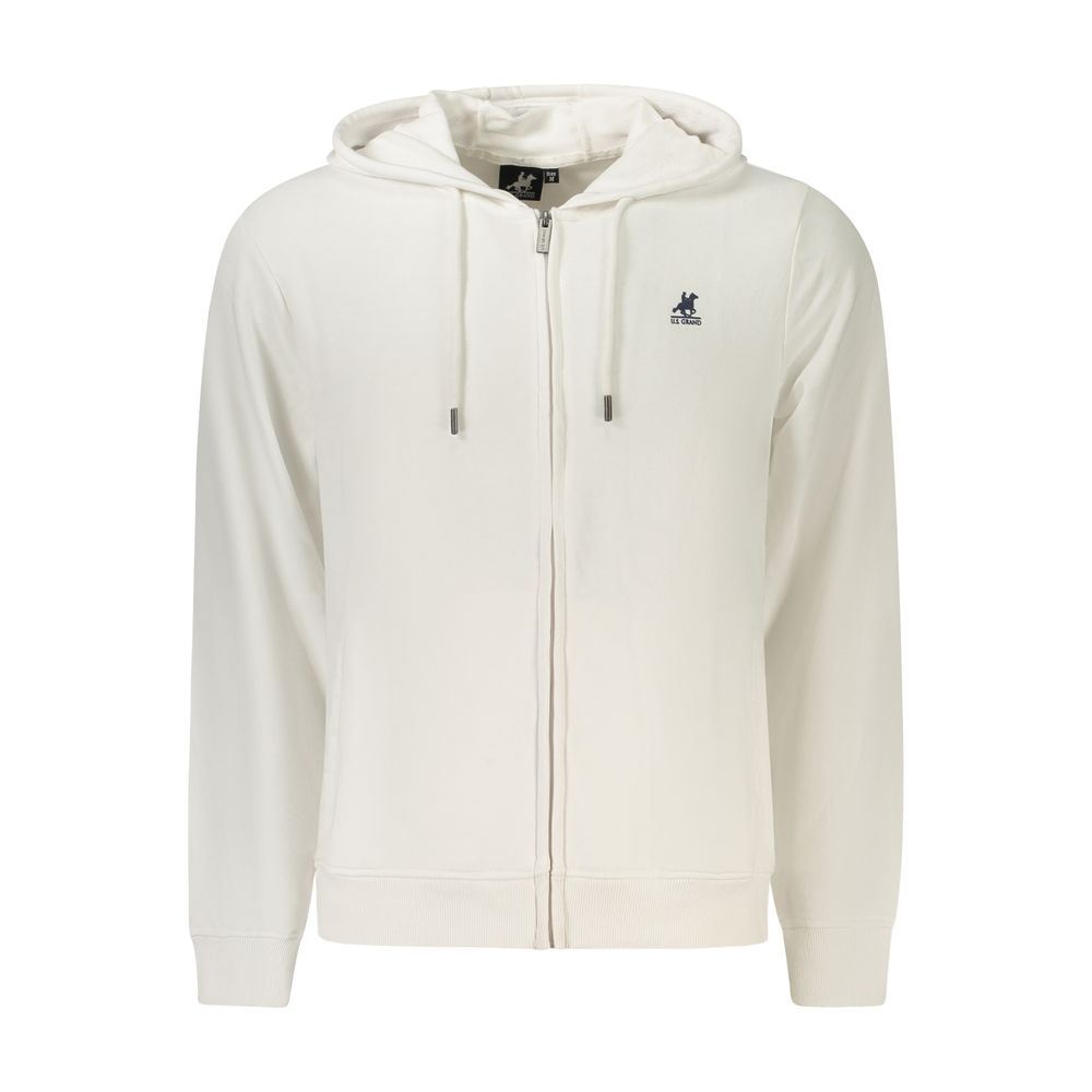 U.S. Grand Polo White Cotton Men's Sweatshirt