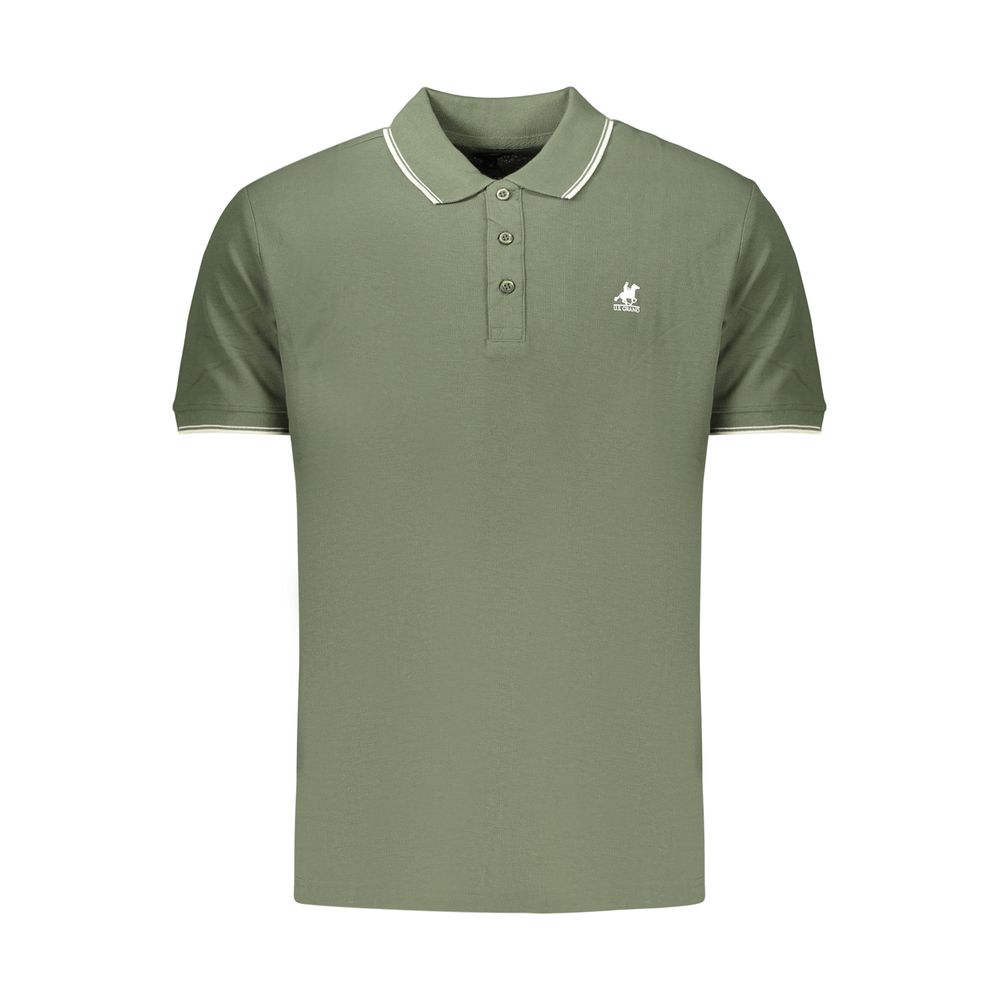 U.S. Grand Polo Green Cotton Men's Polo