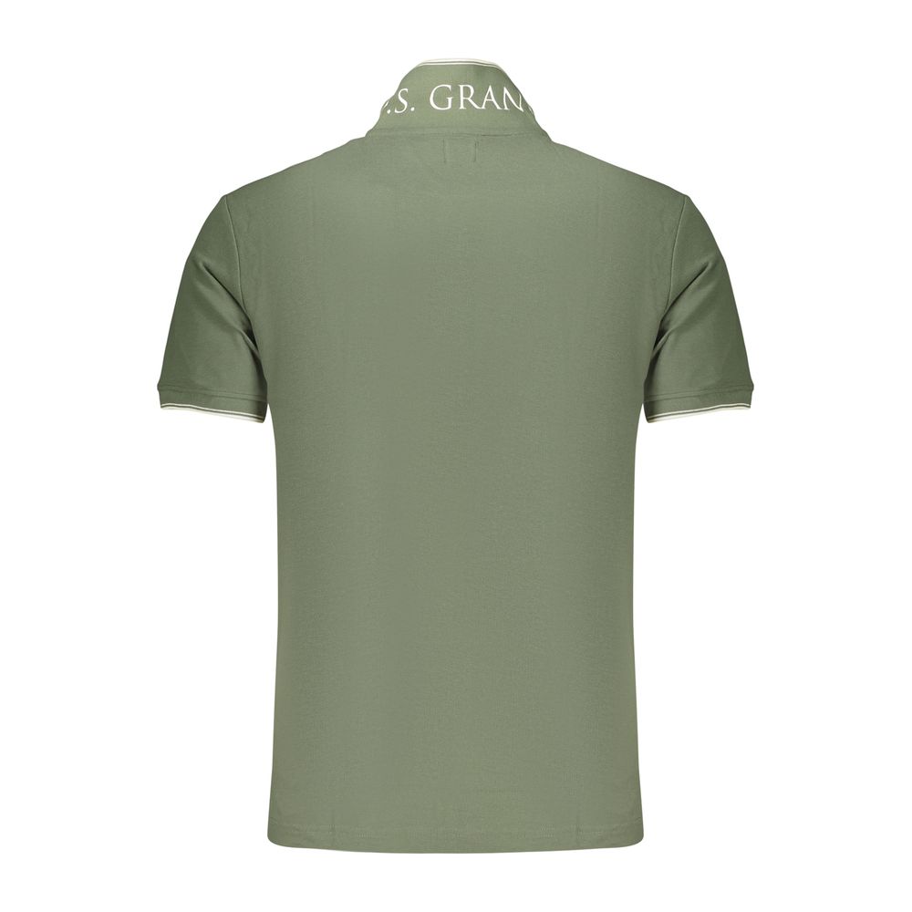 U.S. Grand Polo Green Cotton Men's Polo