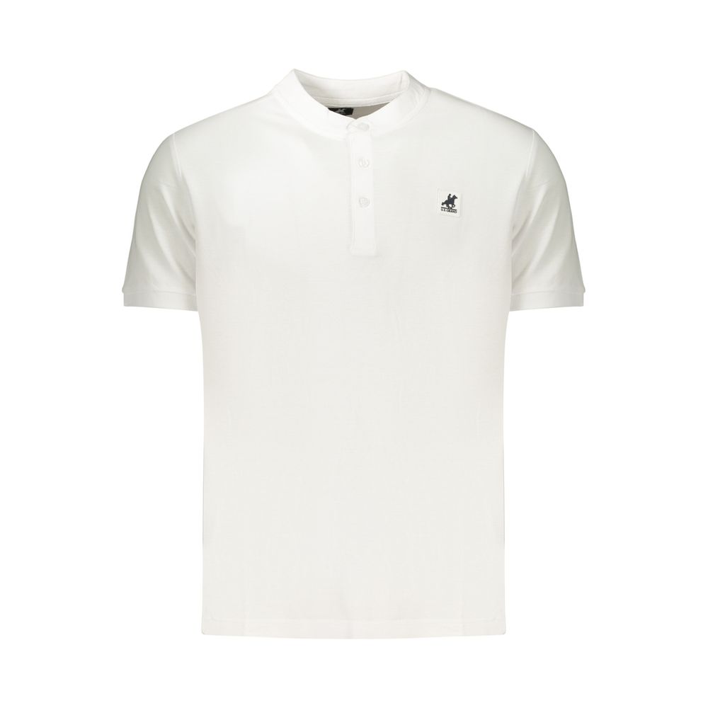 U.S. Grand Polo White Cotton Men's Polo Shirt