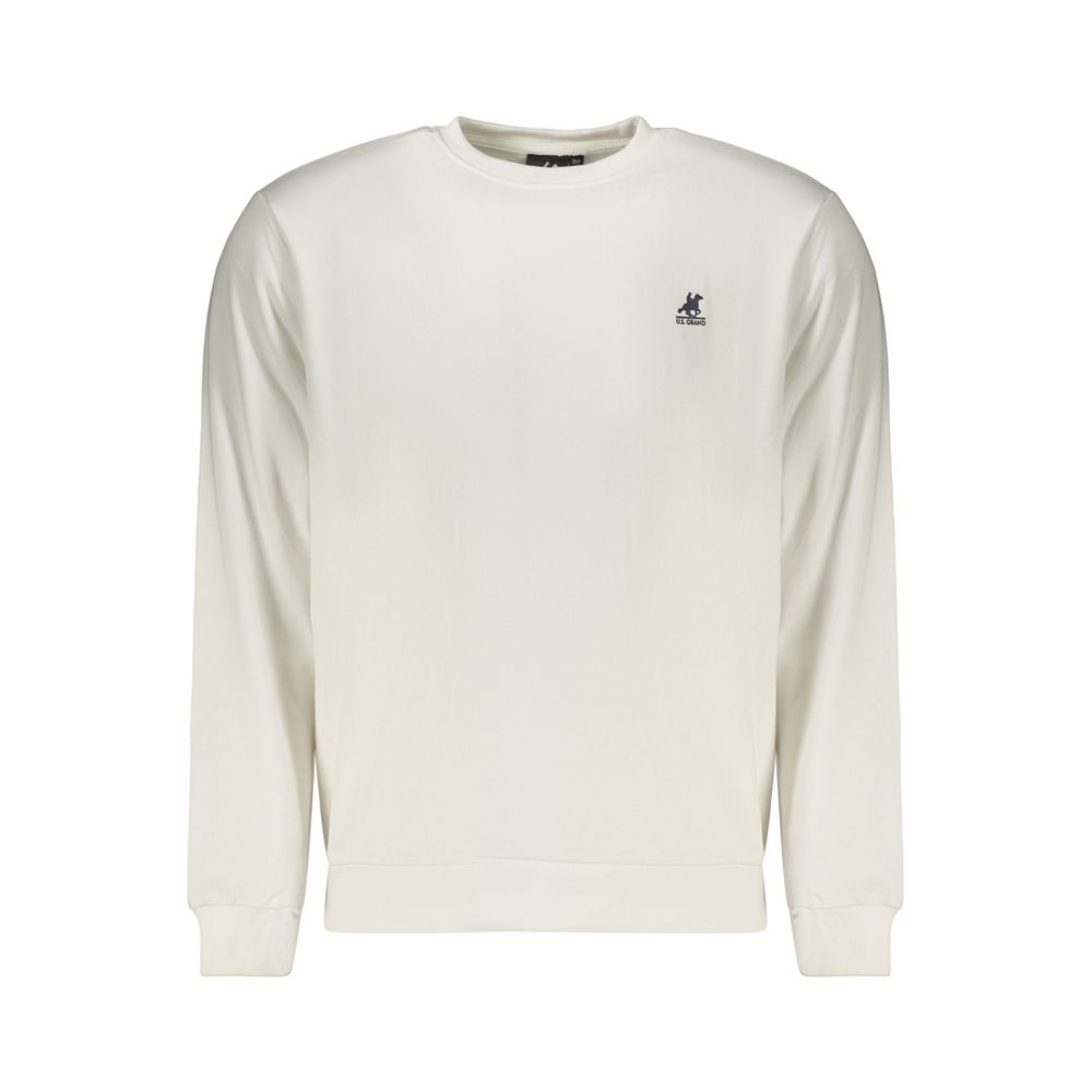 U.S. Grand Polo White Cotton Men's Sweatshirt
