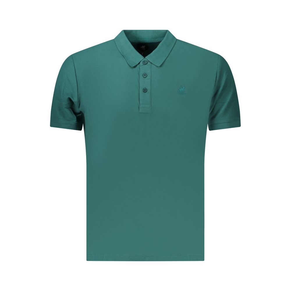 U.S. Grand Polo Green Cotton Men's Polo