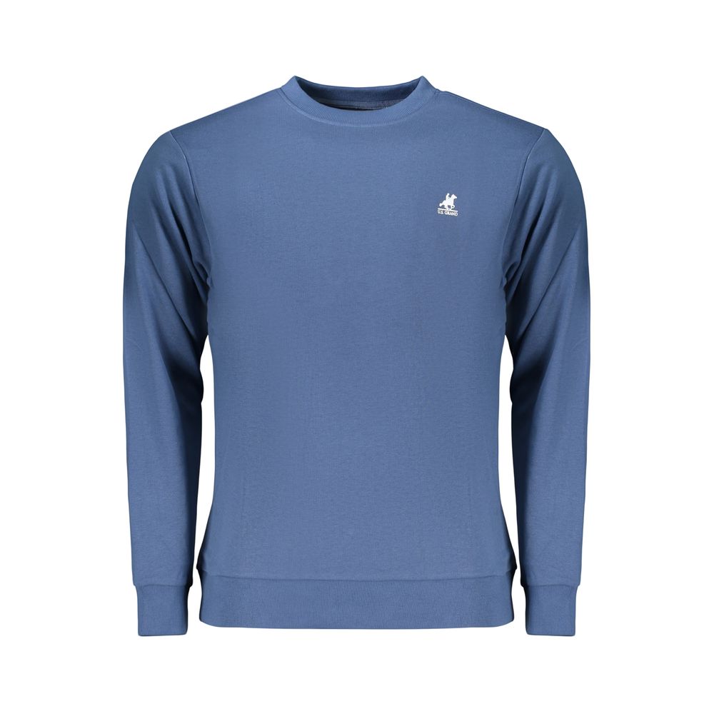 U.S. Grand Polo Blue Cotton Men's Sweatshirt