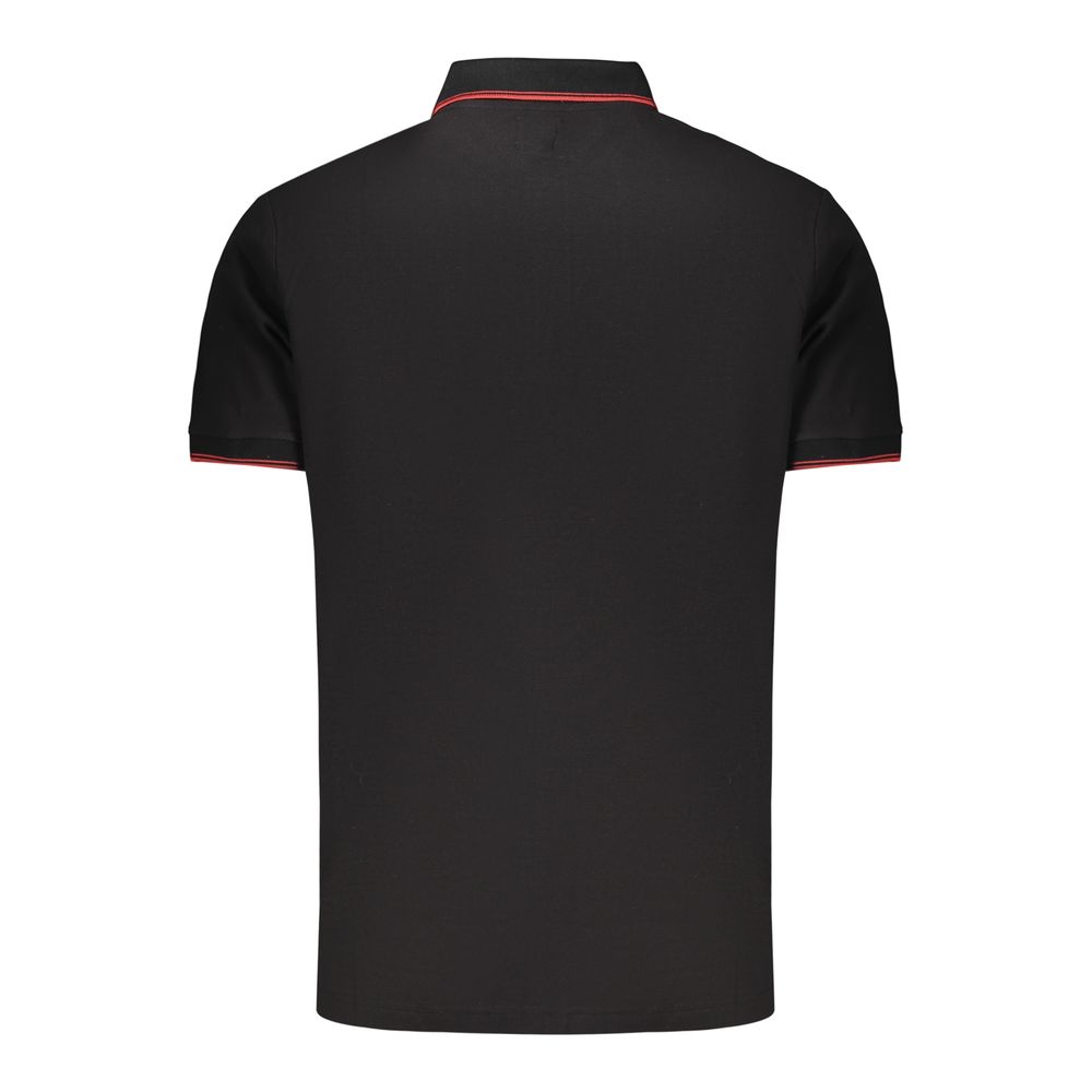 U.S. Grand Polo Black Cotton Men Polo