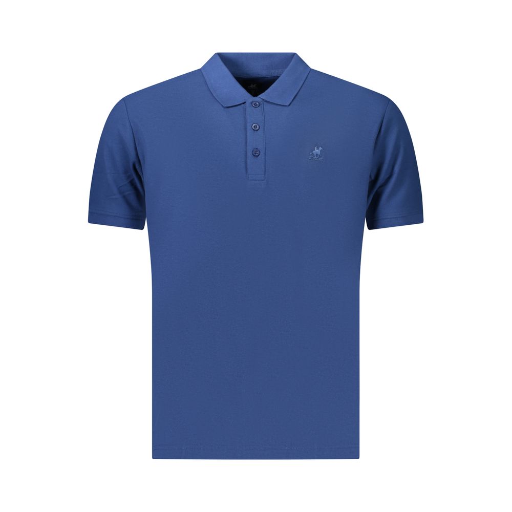 U.S. Grand Polo Blue Cotton Mens Polo