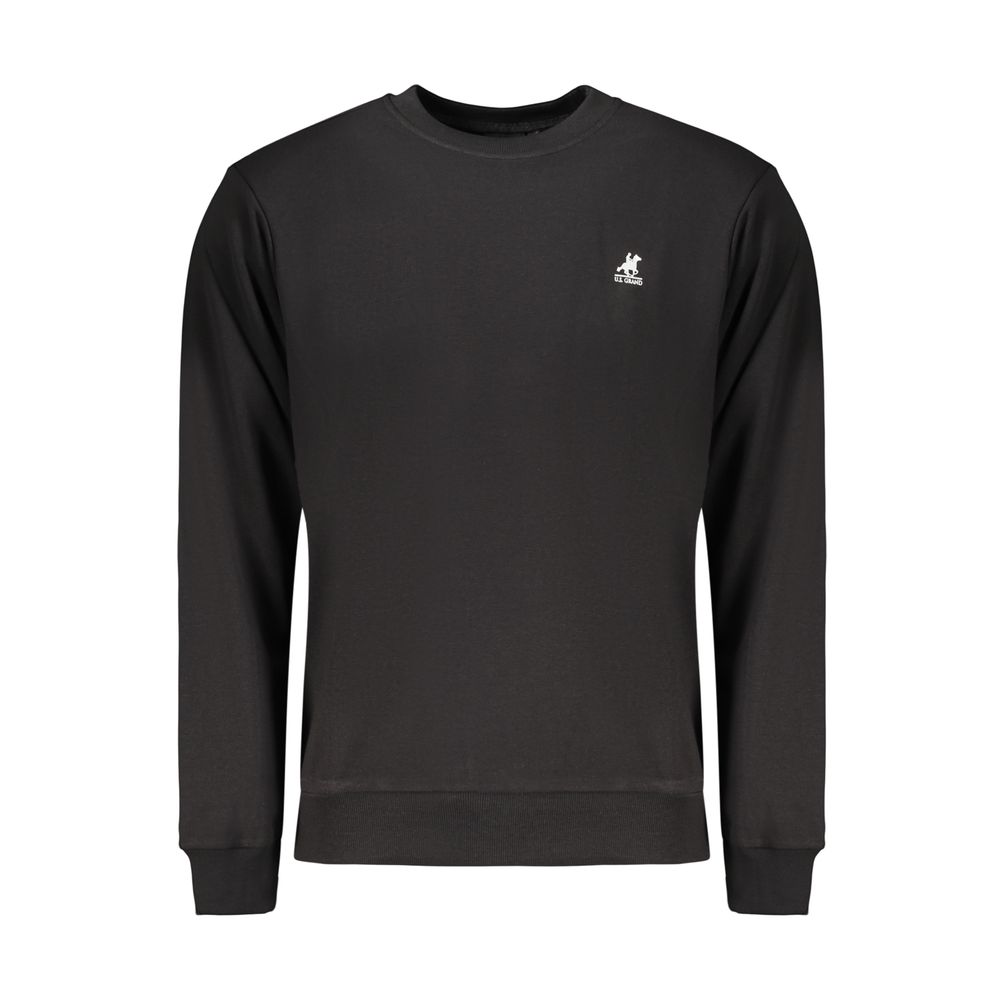 U.S. Grand Polo Black Cotton Men's Sweatshirt