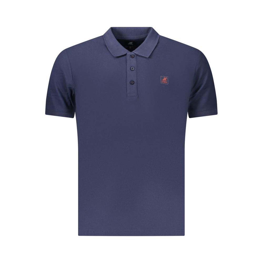 U.S. Grand Polo Blue Cotton Mens Polo Shirt