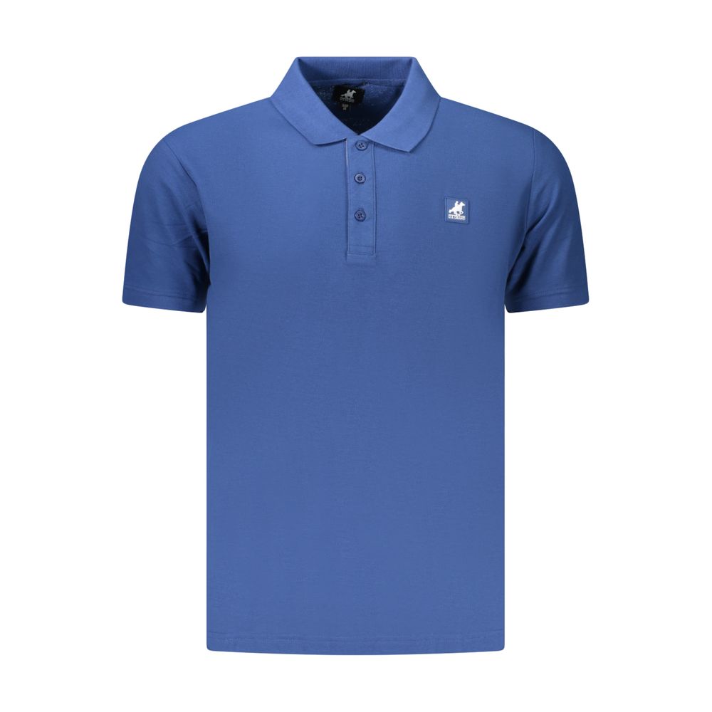 U.S. Grand Polo Blue Cotton Men's Polo Shirt