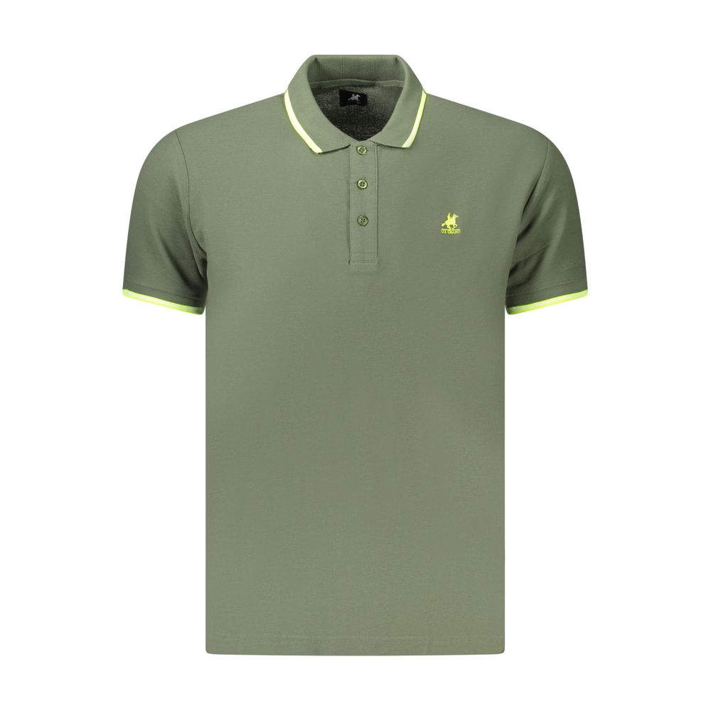 U.S. Grand Polo Green Cotton Men's Polo