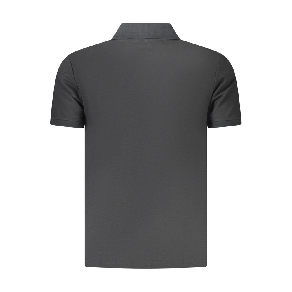 U.S. Grand Polo Black Cotton Men's Polo Shirt