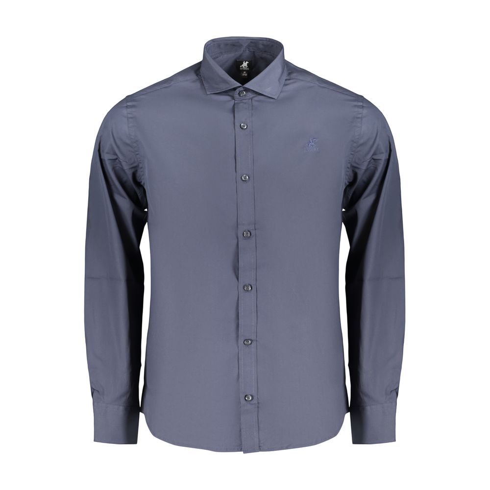 U.S. Grand Polo Blue Cotton Men's Shirt
