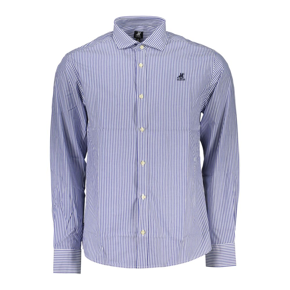 U.S. Grand Polo Blue Cotton Men's Shirt