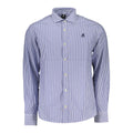 U.S. Grand Polo Blue Cotton Men's Shirt