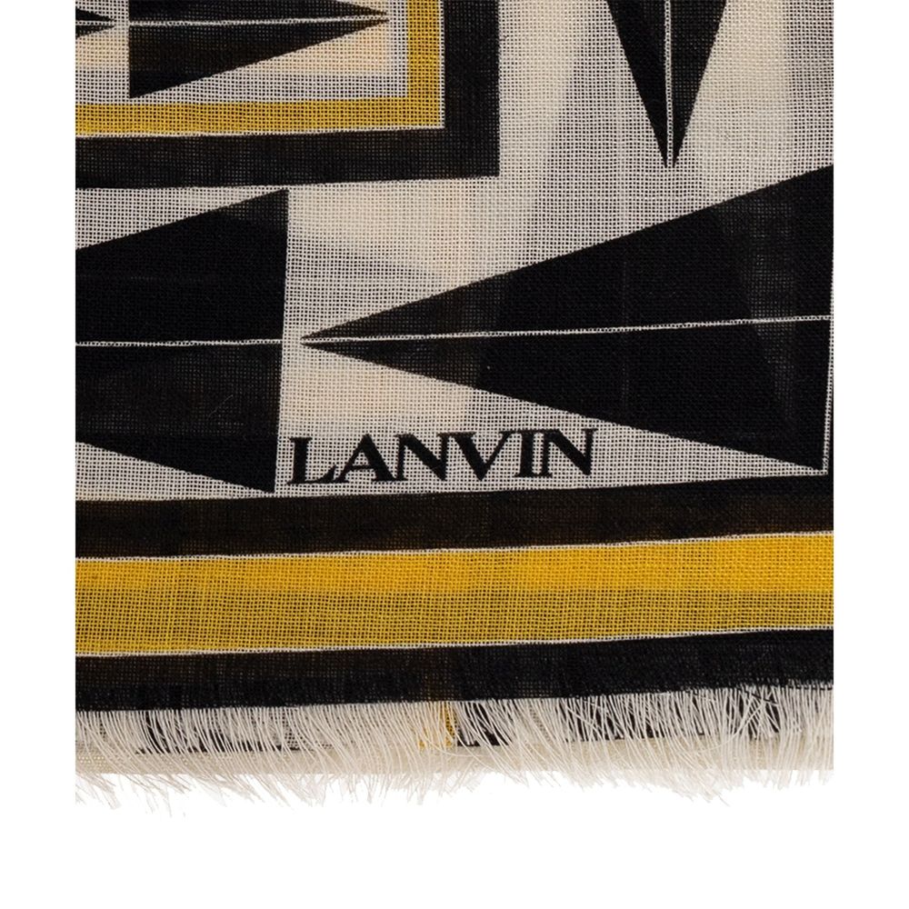 Lanvin Bicolor Wool Foulard Lanvin