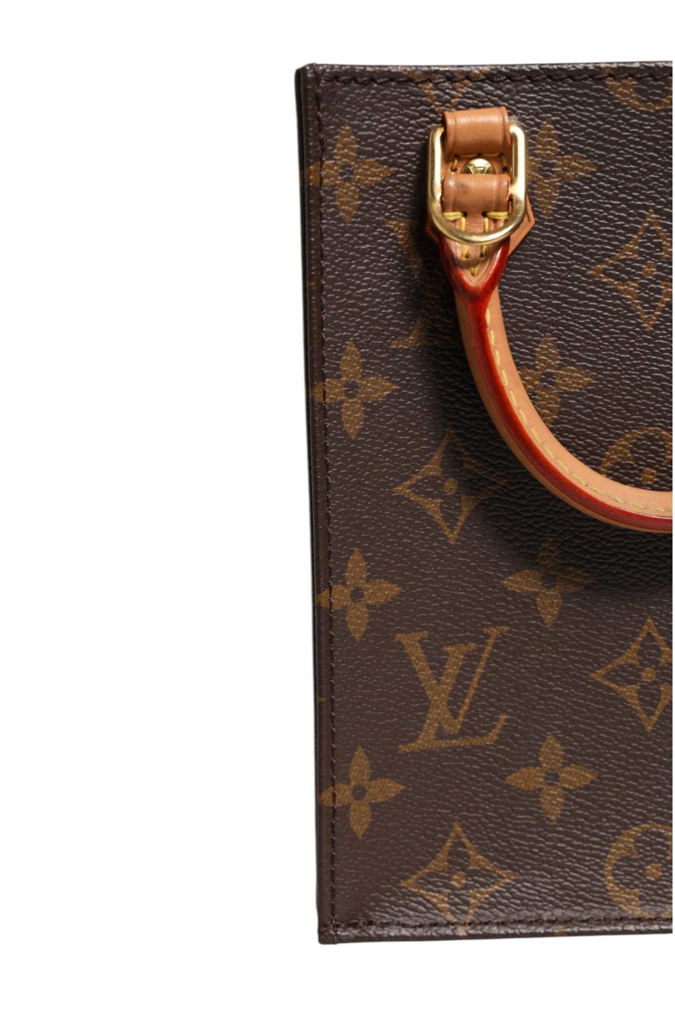 Louis Vuitton Monogram Canvas Petit Sac Plat Bag
