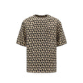 Valentino Garavani Brown Silk T-Shirt