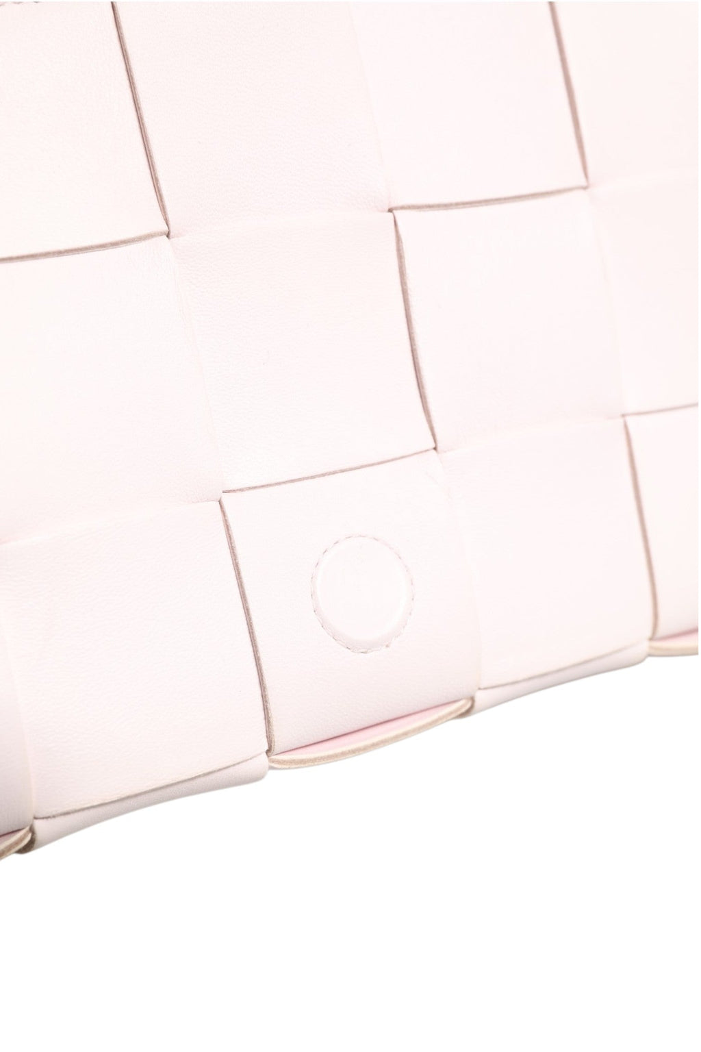 Bottega Veneta Pink Intrecciato Cassette Shoulder Bag