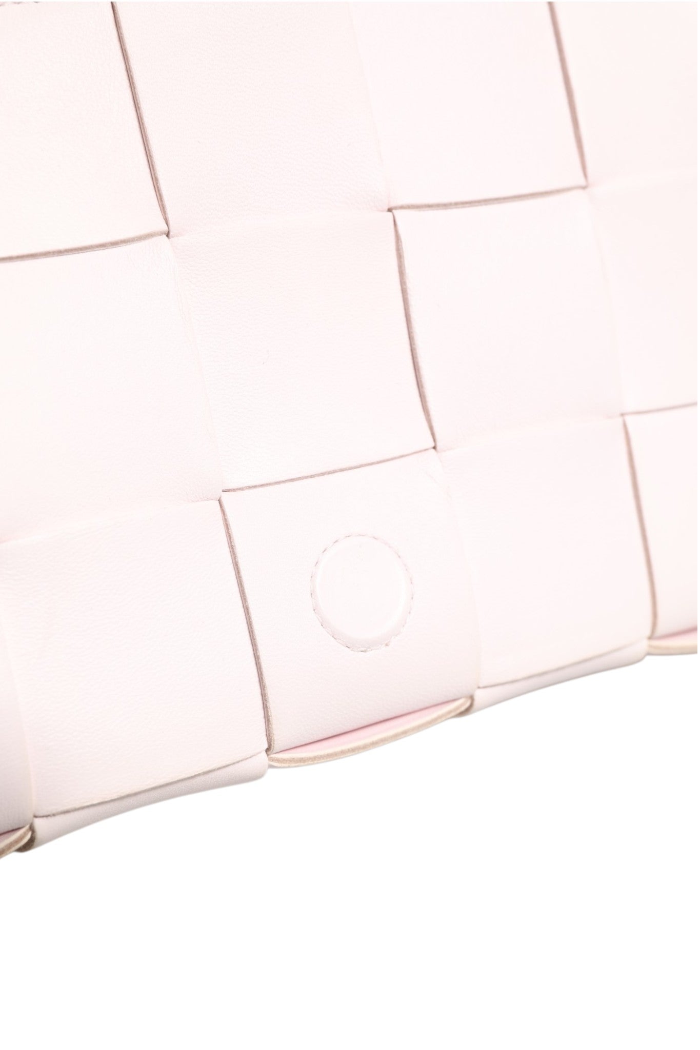 Bottega Veneta Pink Intrecciato Cassette Shoulder Bag