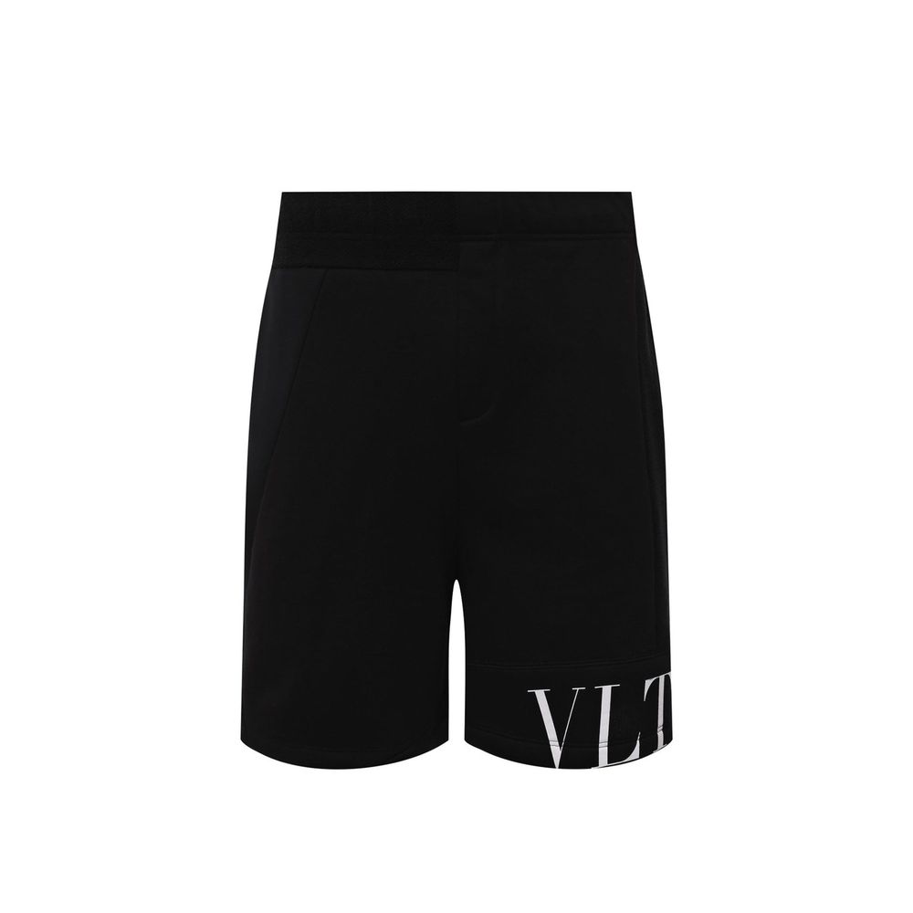 Valentino Garavani Black Modal Shorts