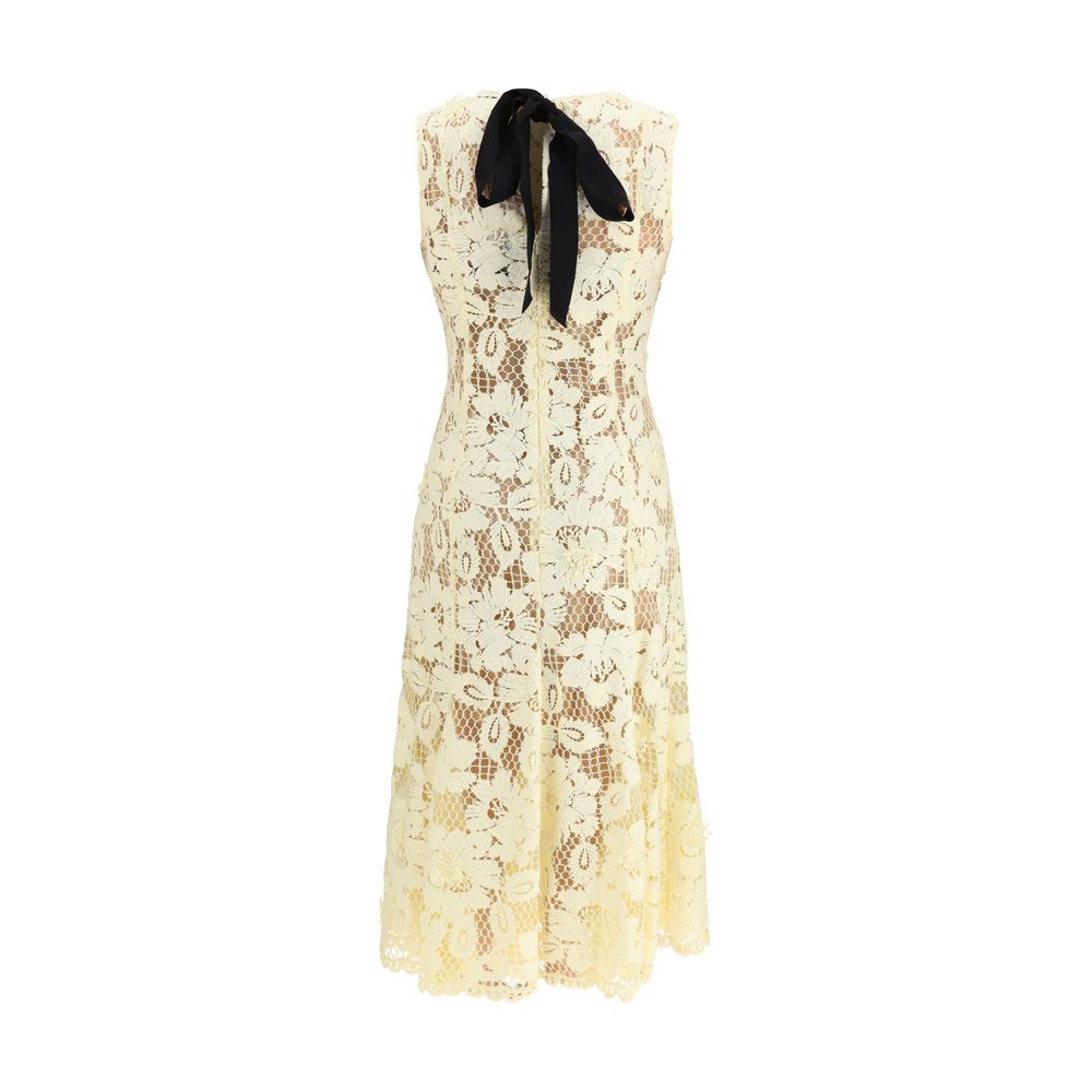 Self-Portrait Bicolor Polyester Casual Dress