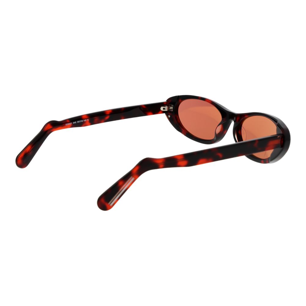 GCDS Black Plastic Sunglasses