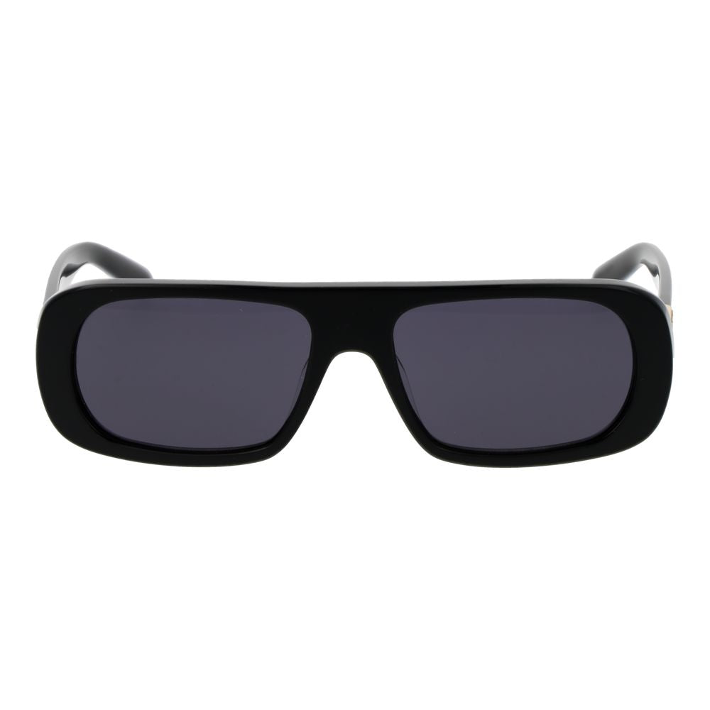 GCDS Black Plastic Sunglasses