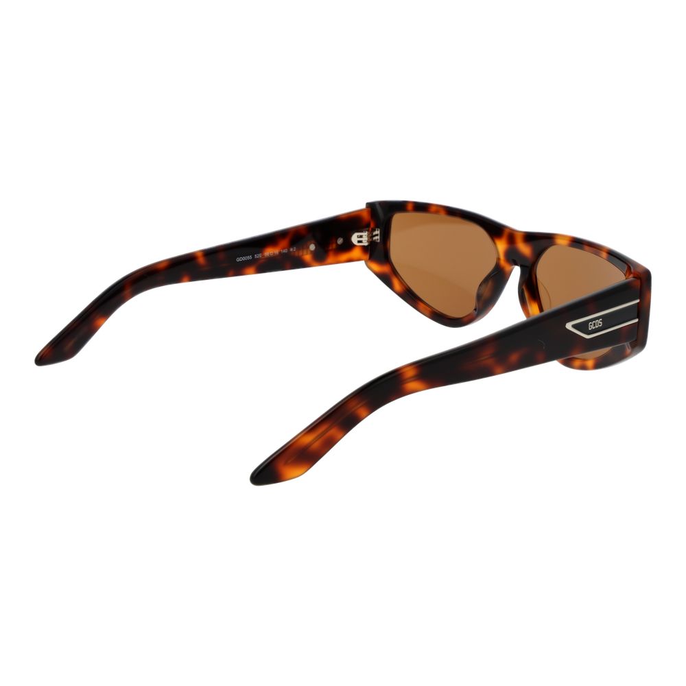 GCDS Brown Plastic Sunglasses