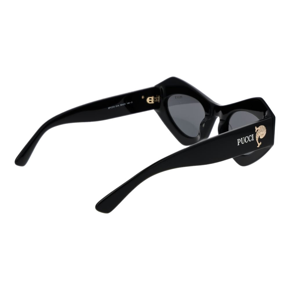 Emilio Pucci Black Plastic Sunglasses