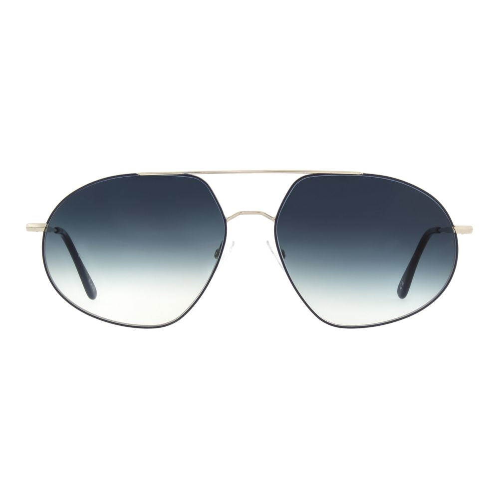 Andy Wolf Blue Metal Sunglasses