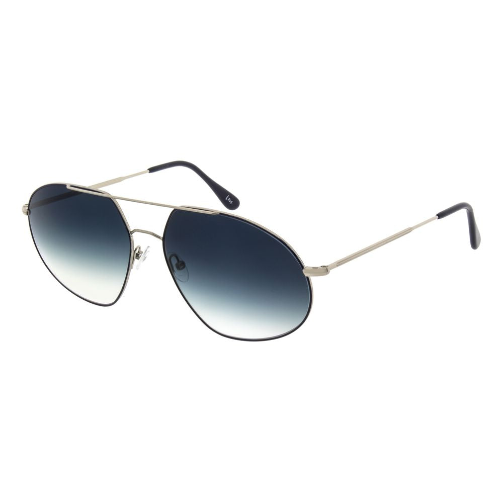 Andy Wolf Blue Metal Sunglasses