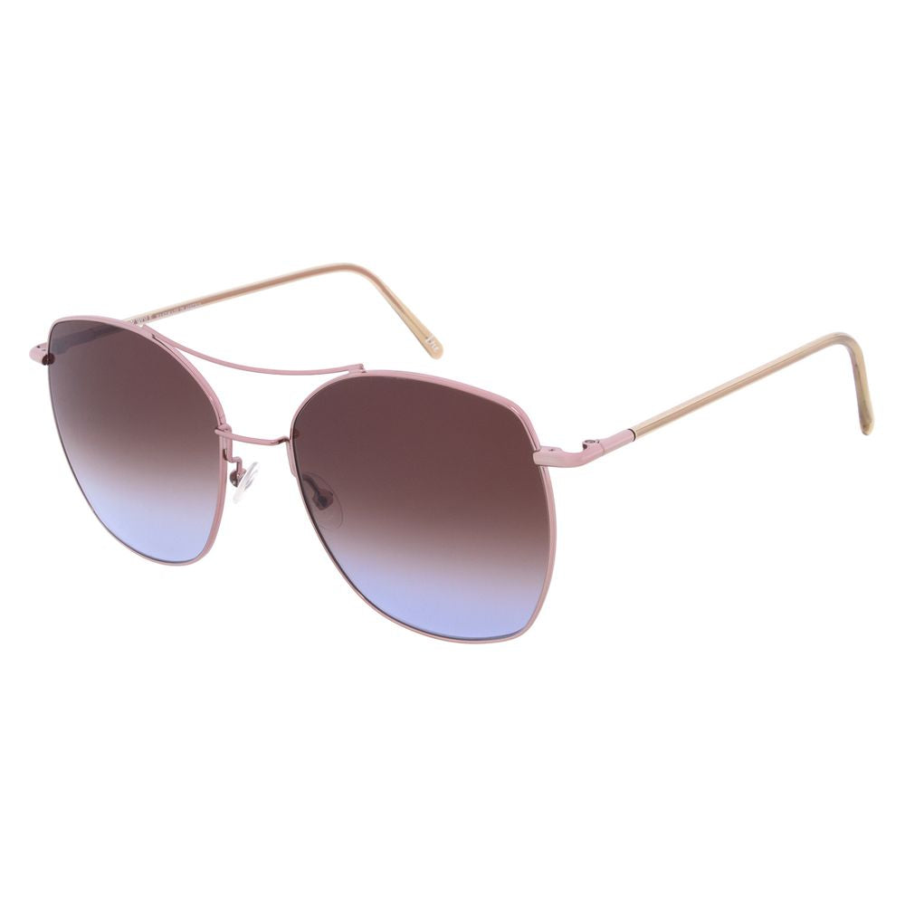 Andy Wolf Rose Gold Metal Sunglasses