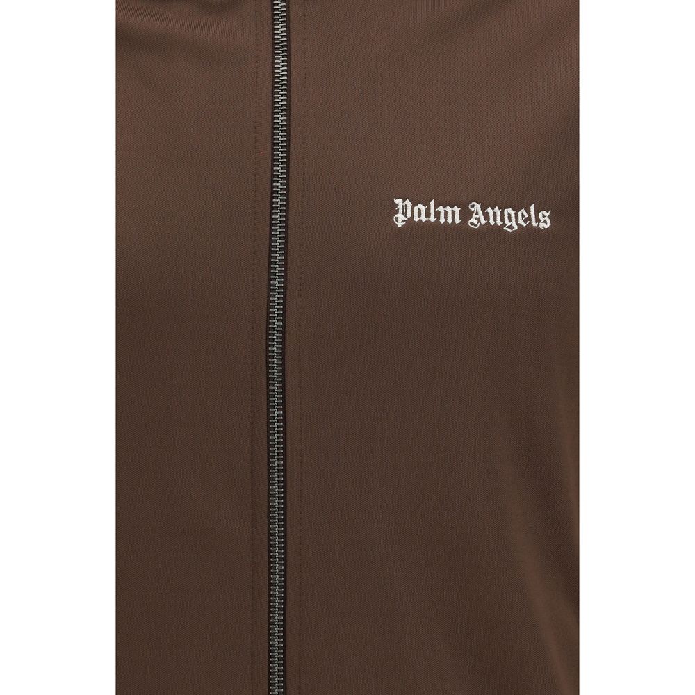 Palm Angels Brown Polyester Shell Jacket