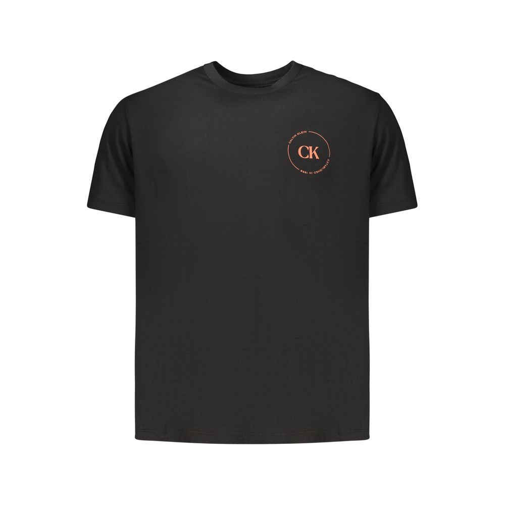 Calvin Klein Black Cotton Men's T-Shirt
