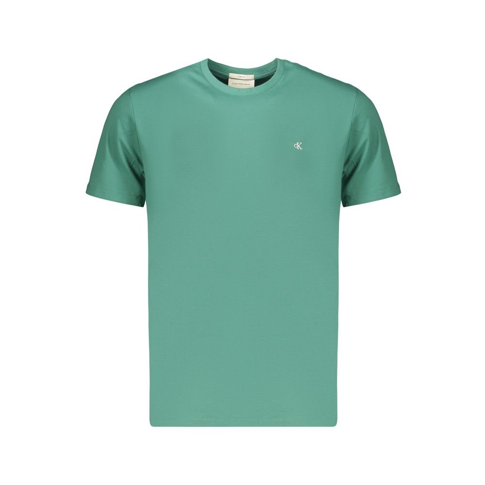 Calvin Klein Green Cotton Mens T-Shirt