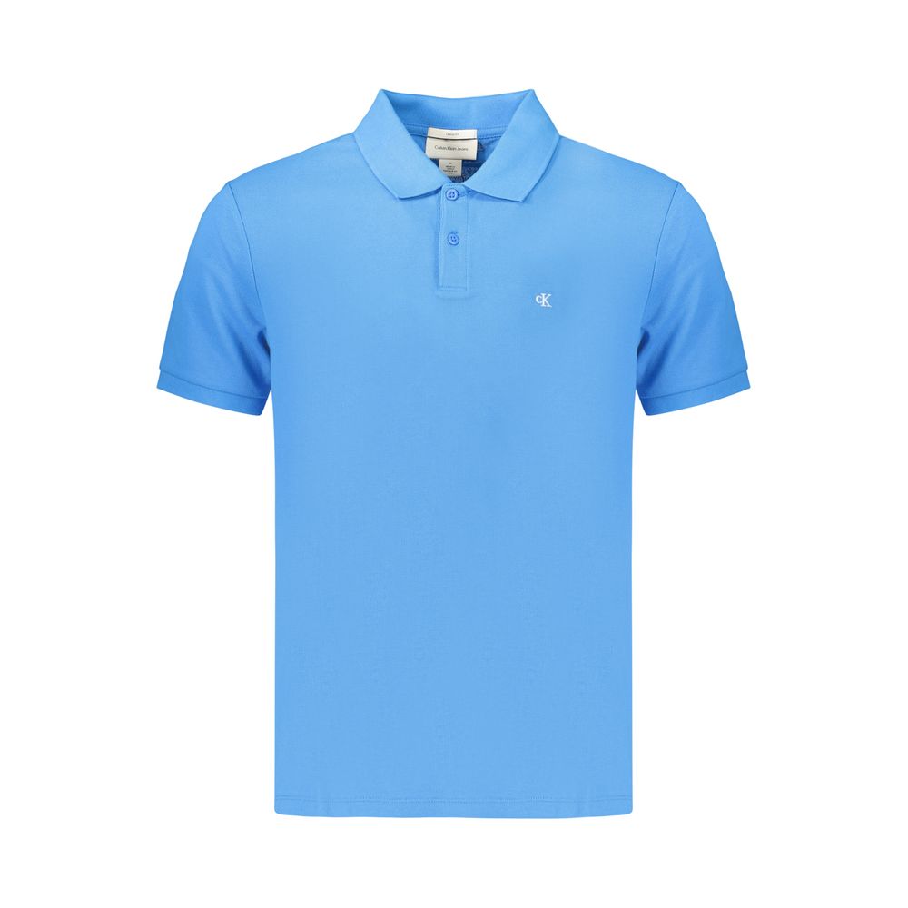 Calvin Klein Azzurro Cotton Men's Polo
