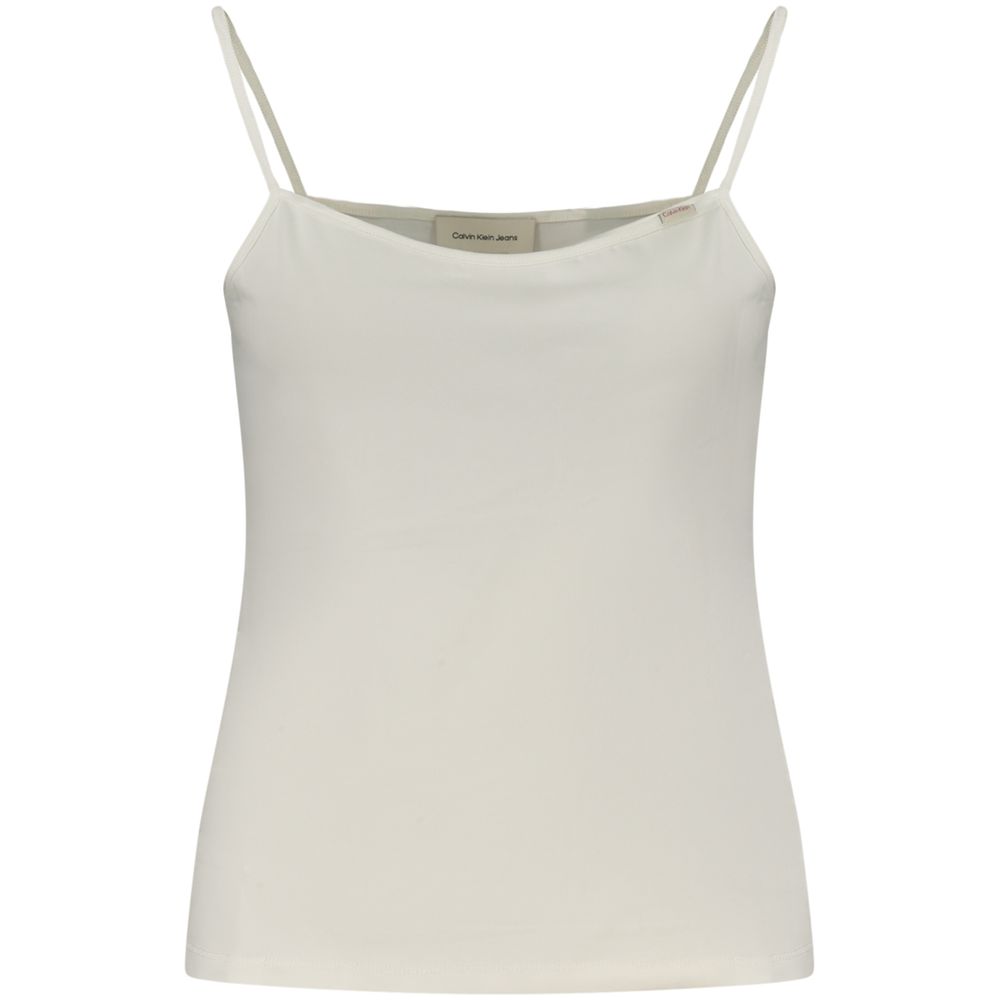 Calvin Klein White Cotton Womens Tank