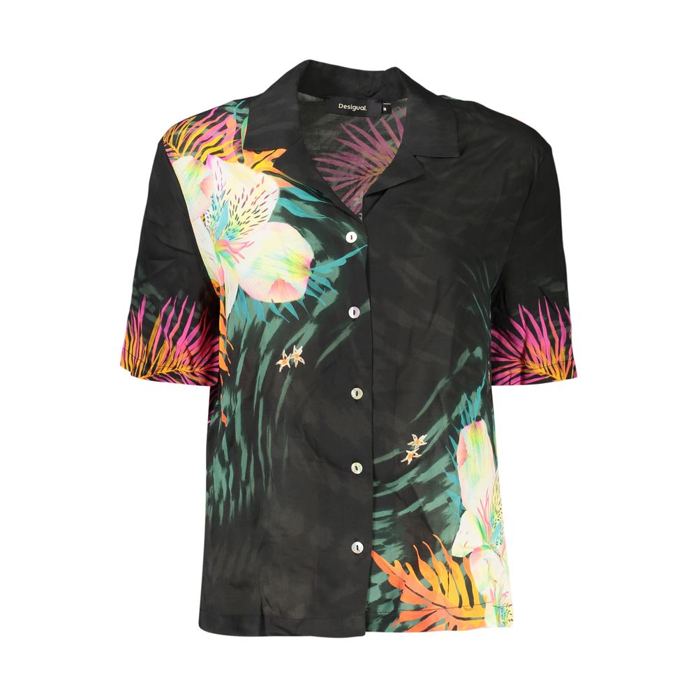 Desigual Black Viscose Womens Shirt