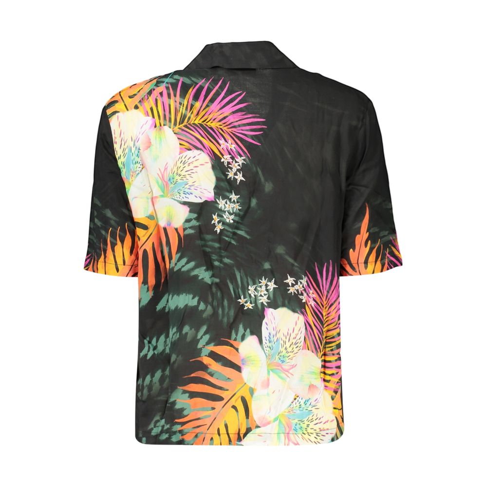 Desigual Black Viscose Womens Shirt